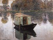 Claude Monet The Studio boat china oil painting artist